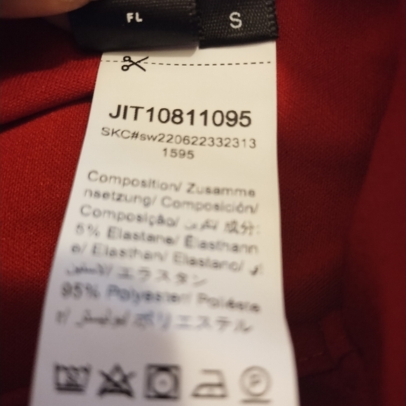 Shein women's red pullover crop top corset w/boning size small - Picture 7 of 10